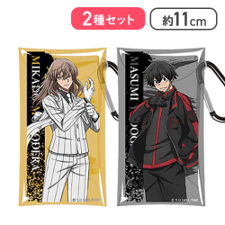 【桃寺神門＆淀川真澄】『桃源暗鬼』 カラビナ付きクリアケース2