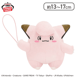 【ピッピ】ポケットモンスター ぐらぶらりんぬいぐるみ〜ピッピ・コダック・ホゲータ〜