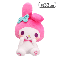 【マイメロ】マイメロディ・クロミ むぎゅっとBIGぬいぐるみ