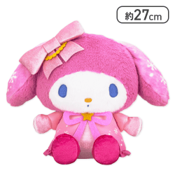 【マイメロ】サンリオキャラクターズ スノーレインボードールBIGタイプ1