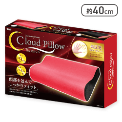 【レッド】低反発枕Cloud　Pillow3