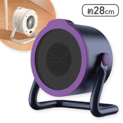 【ブラック】デスクトップファンヒーター