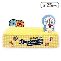 【イエロー】ドラえもんスイーツモチーフジオラマティッシュケース