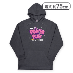 【チャコール】パワーパフガールズ スウェットパーカー