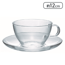 耐熱ティーカップ&ソーサー