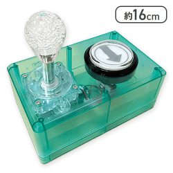 【グリーン】クレーンゲームスティック＆ボタン7