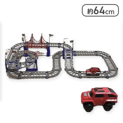 【グレー】電動式アトラクションレールカー