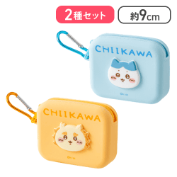 【ハチワレ＆シーサー】ちいかわミニシリコンポーチ