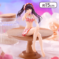 デート・ア・ライブV ぬーどるストッパーフィギュアー時崎狂三・水着 パステルレッドver.ー