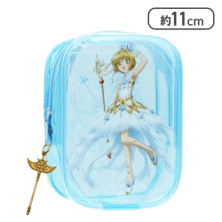 【木之本桜】カードキャプターさくら〜クリアカード編〜チャーム付きミニクリアポーチ