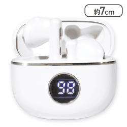 【ホワイト】完全ワイヤレスイヤホンRevolution15