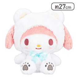 【マイメロディ】サンリオキャラクターズ ホワイトベアドールBIGタイプ