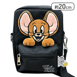 【ジェリー】トム＆ジェリー　立体アップリケポシェット