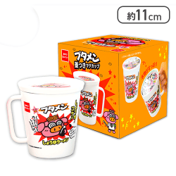 【しょうゆラーメン】ブタメン 蓋つきマグカップ