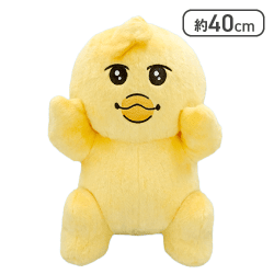 【きみまろ】んぽちゃむ よく見たら...表情いろいろBIGぬいぐるみ