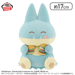 【ゴンベ】ポケピース ぬいぐるみ おいしいじかん〜ピカチュウ・ゴンベ・ヒバニー・マホミル〜