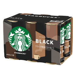 スターバックスMY COFFEE TIMEブラック 6缶パック※賞味期限:2026/11/30