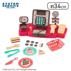 【レッド】すみっコぐらし しっぽずダイナー レジスターおもちゃ