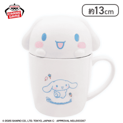 【笑顔】サンリオキャラクターズ フタ付きマグカップ-シナモロール-