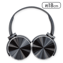 【ブラック】EDGESOUND　ワイヤレスヘッドフォン5