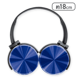 【ブルー】EDGESOUND　ワイヤレスヘッドフォン5