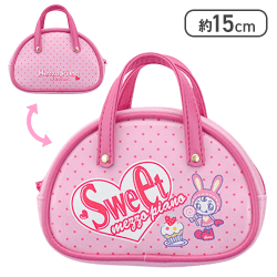 【ベリエちゃん】ナルミヤキャラクターズ エナメルボストン風ポーチ