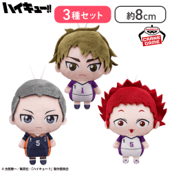【田中龍之介・牛島若利・天童覚】ハイキュー!! ぬいぐるみちゃーむvol.3