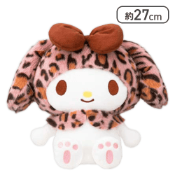 【マイメロディ】サンリオキャラクターズ ヒョウ柄ドールBIGタイプ1