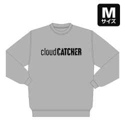 【M/グレー】Textlogo トレーナー