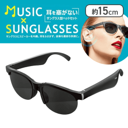 ブラックオーディオサングラス