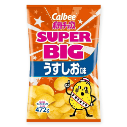 【うすしお】スーパービッグパックポテトチップス※賞味期限:2026/08/31 