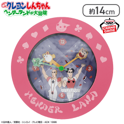 【マカオとジョマ】映画クレヨンしんちゃん ヘンダーランドの大冒険 走れしんちゃん！テーブルクロック