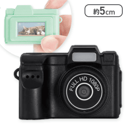 【ブラック】液晶付きミニデジタルカメラ Ｓｎａｐ