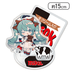 【デフォルメ(ミク左)】初音ミク×チロルチョコ アクリルスタンド