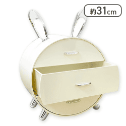 【ホワイト】ラビットミニチェスト