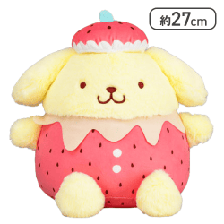 【ポムポムプリン】サンリオキャラクターズ いちごみるくメルトドールBIGタイプ2