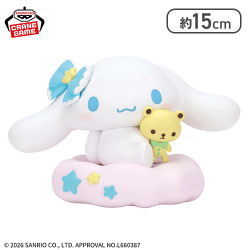 サンリオキャラクターズ おおきなSOFVIMATES〜シナモロール お空のお星さまver.〜