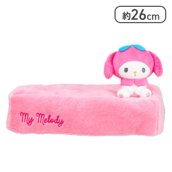 【マイメロディ】マイメロディ♡クロミ マスコット付きおすわりティッシュボックスカバー