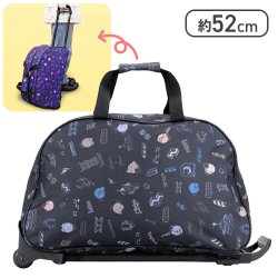 【ブラック】星のカービィ バッグ型キャリーケース