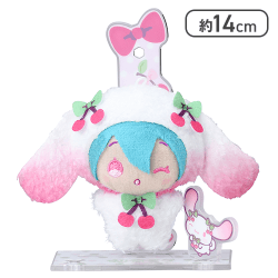 【初音ミク(さくらんぼ)】初音ミク×シナモロール アクぬい For Amusement 桜Ver.