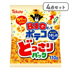 【4点セット】どっさりパックポテコ うましお味　※賞味期限:2026/05/23