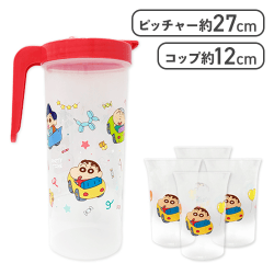 【Bセット】クレヨンしんちゃん ピッチャー＋4Pコップセット3