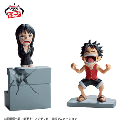 ワンピース ワールドコレクタブルフィギュア ログストーリーズ-モンキー・D・ルフィ＆ニコ・ロビン-