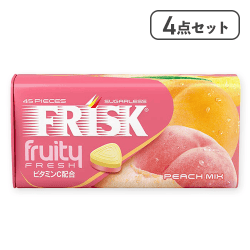 【4点セット】フリスク フルーティーフレッシュ ピーチミックス※賞味期限:2027/01/31