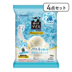 【4点セット】ぷるんと凍らすアイスプレミアム バニラ※賞味期限:2026/12/31