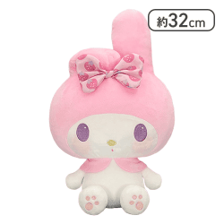 【マイメロディ】チムたん×マイメロディ おそろいいちごリボンBIGぬいぐるみ