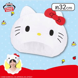 サンリオキャラクターズ ふわもふなりきり帽子-ハローキティ-
