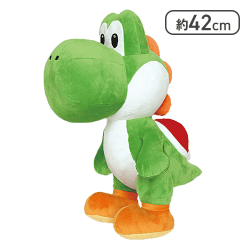 【みどり】スーパーマリオ 特大サイズ ぬいぐるみ ヨッシー（立ちポーズ）