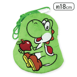 【リンゴ】スーパーマリオ ヨッシー 口金付コインケース