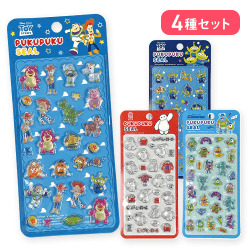 【トイストーリー＆リトルグリーンメン＆モンスターズインク＆ベイマックス】ディズニーぷくぷくシール2